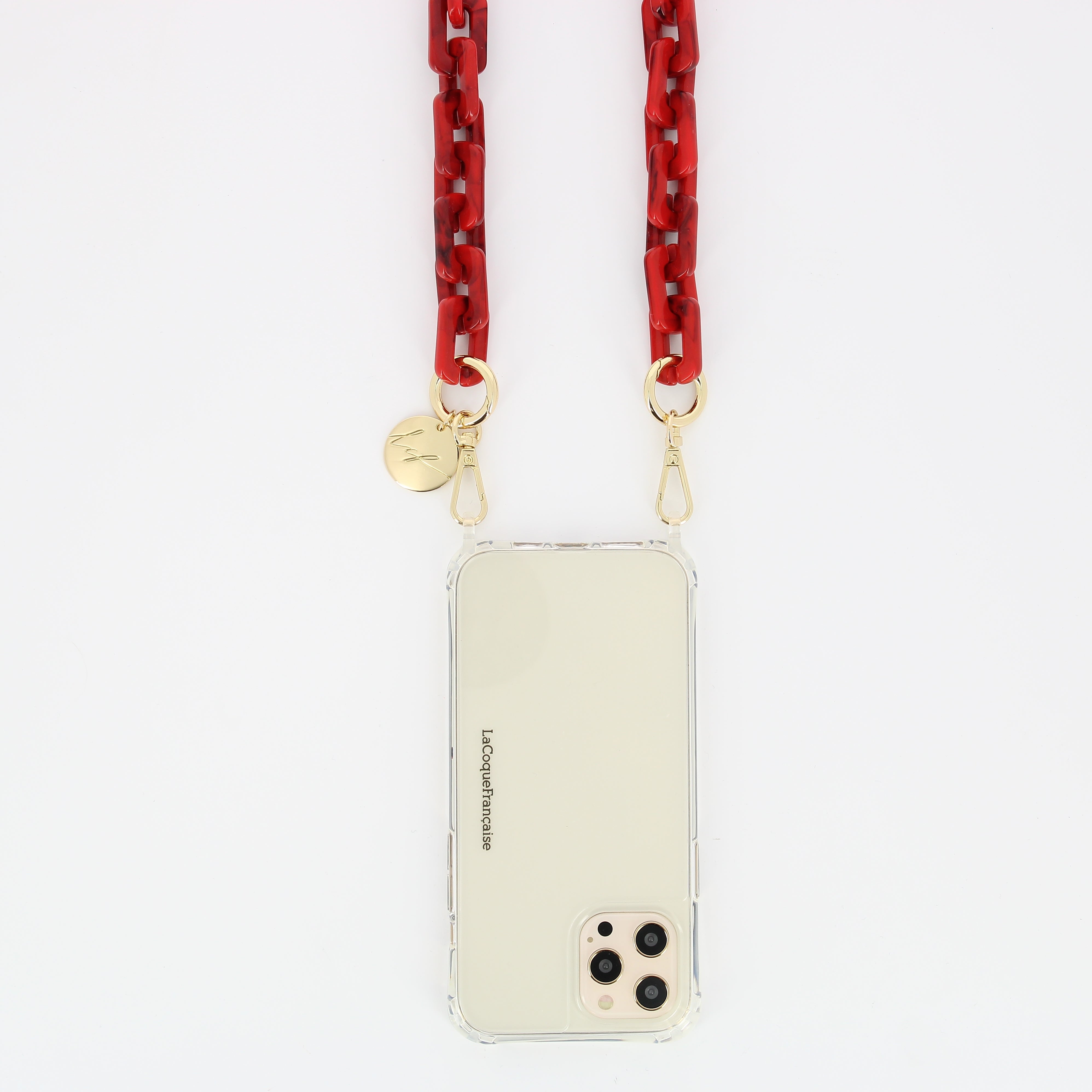 Chaine Longue Emmy Rouge 120 cm