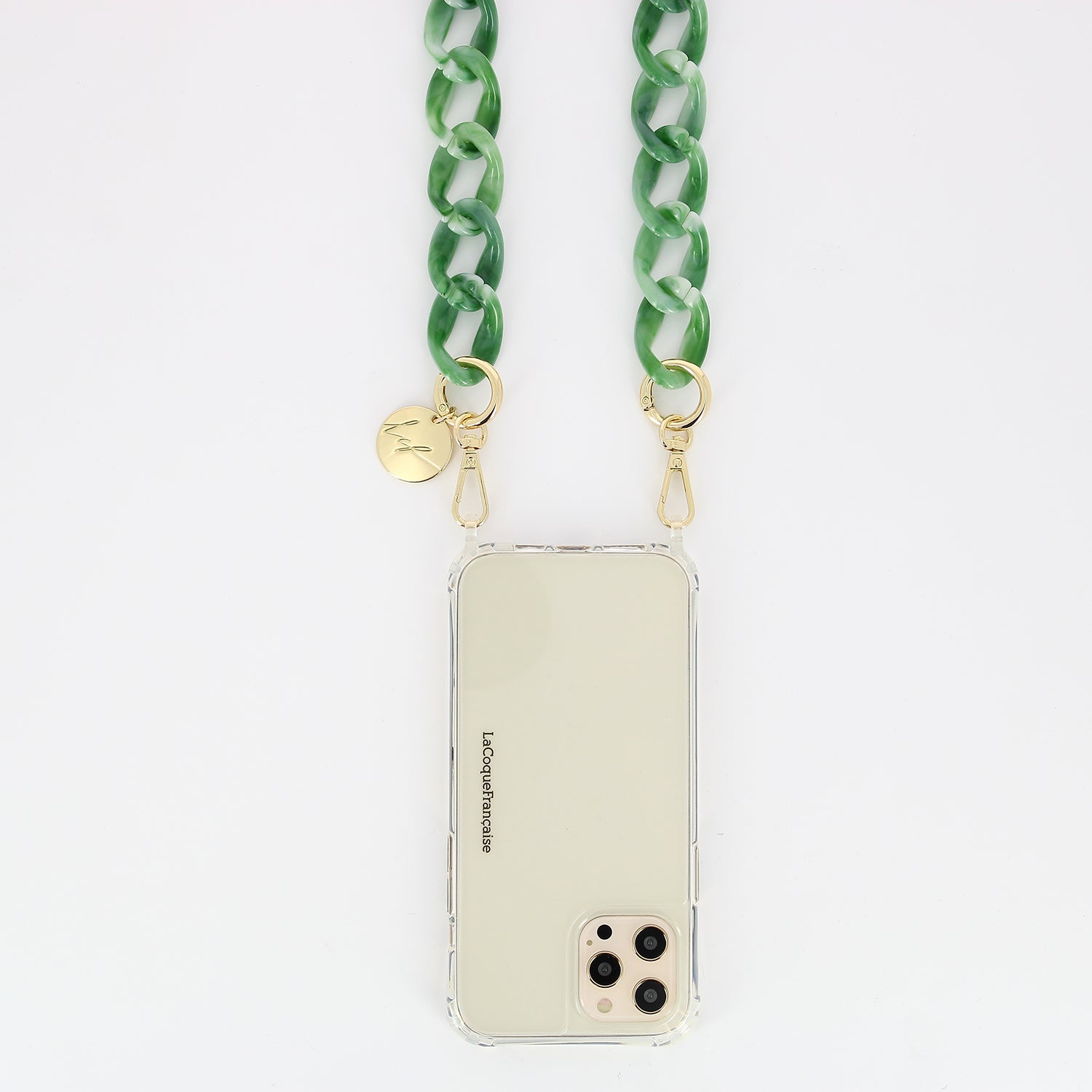 Chaine Longue Sarah Vert 120 cm