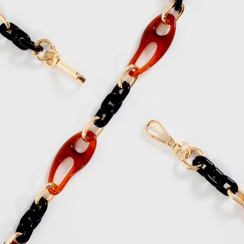 Chaine Longue Anna Rouge 120 cm