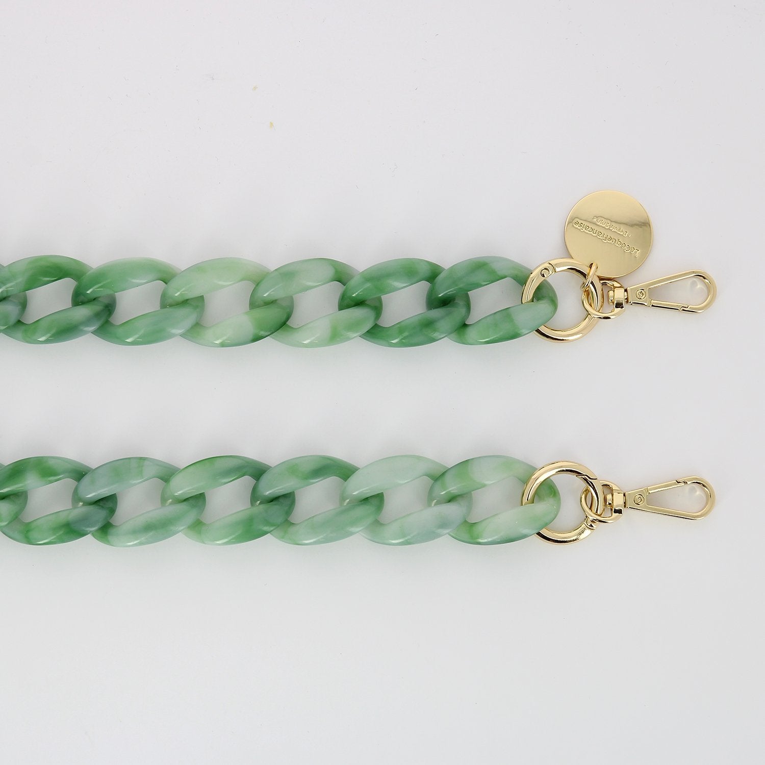 Chaine Longue Sarah Vert 120 cm