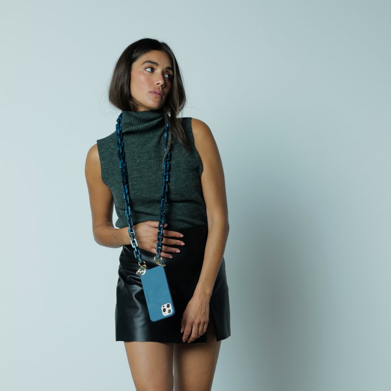 Long Emmy Green Chain 120 cm