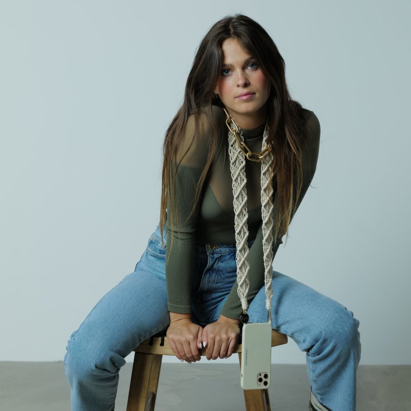 Long Eve Beige Chain 120 cm