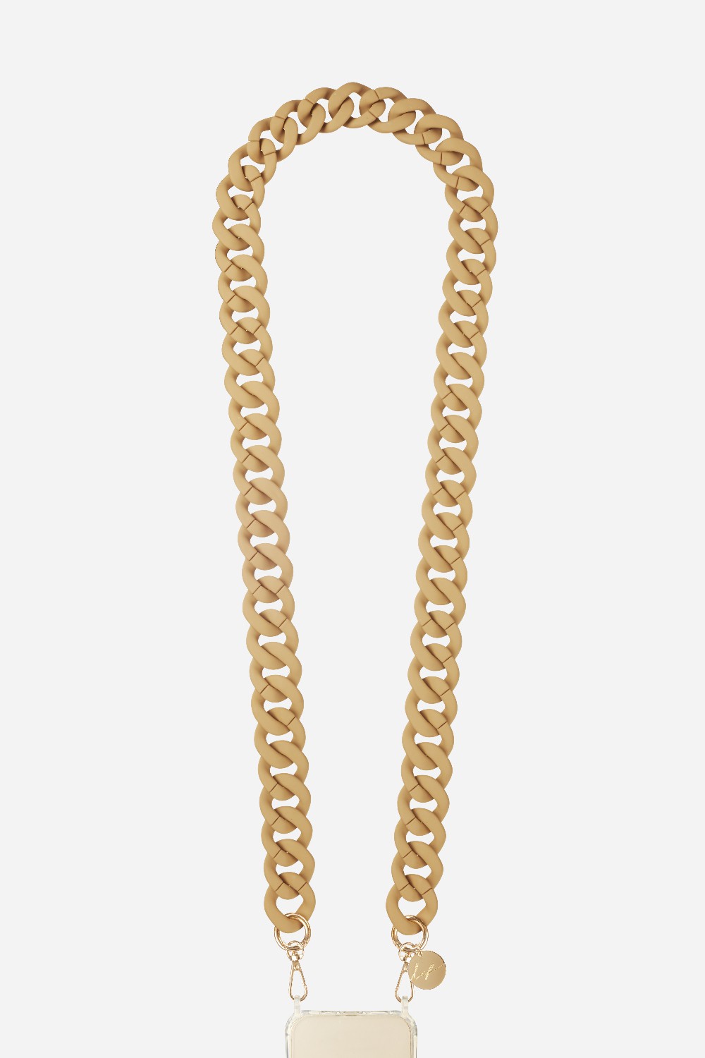 Chaine Longue Alice Beige 120 cm