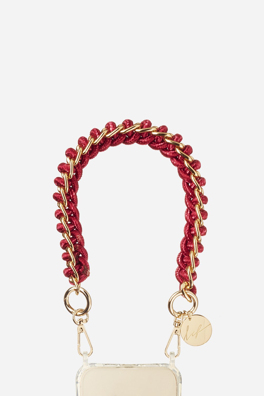 Chaine Courte Romy Bordeaux 40 cm