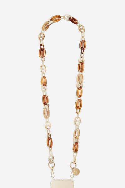 Chaine Longue Andy Beige 120 cm
