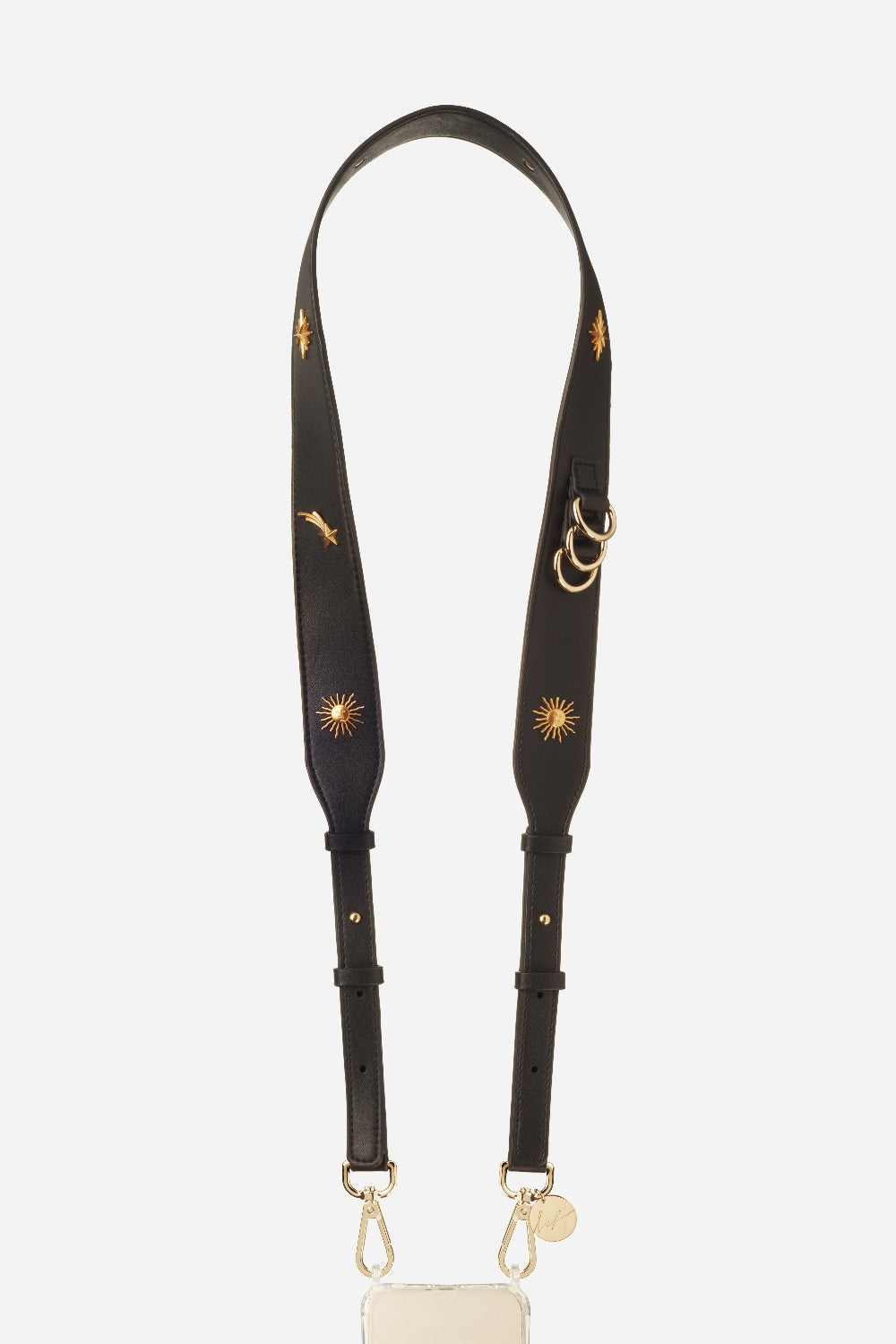 Charlotte Long Chain Black 120 cm