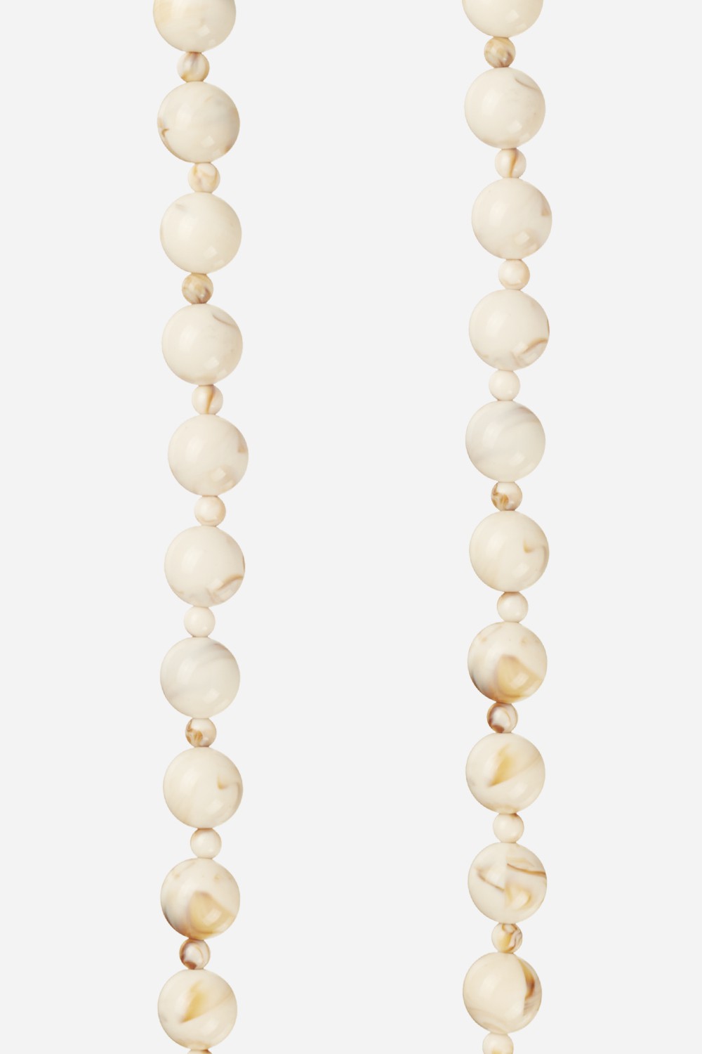 Chaine Longue Leonie Beige 120 cm