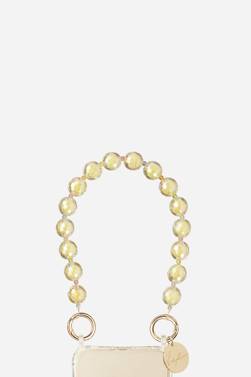 Chaine Courte Jemma Jaune 30 cm
