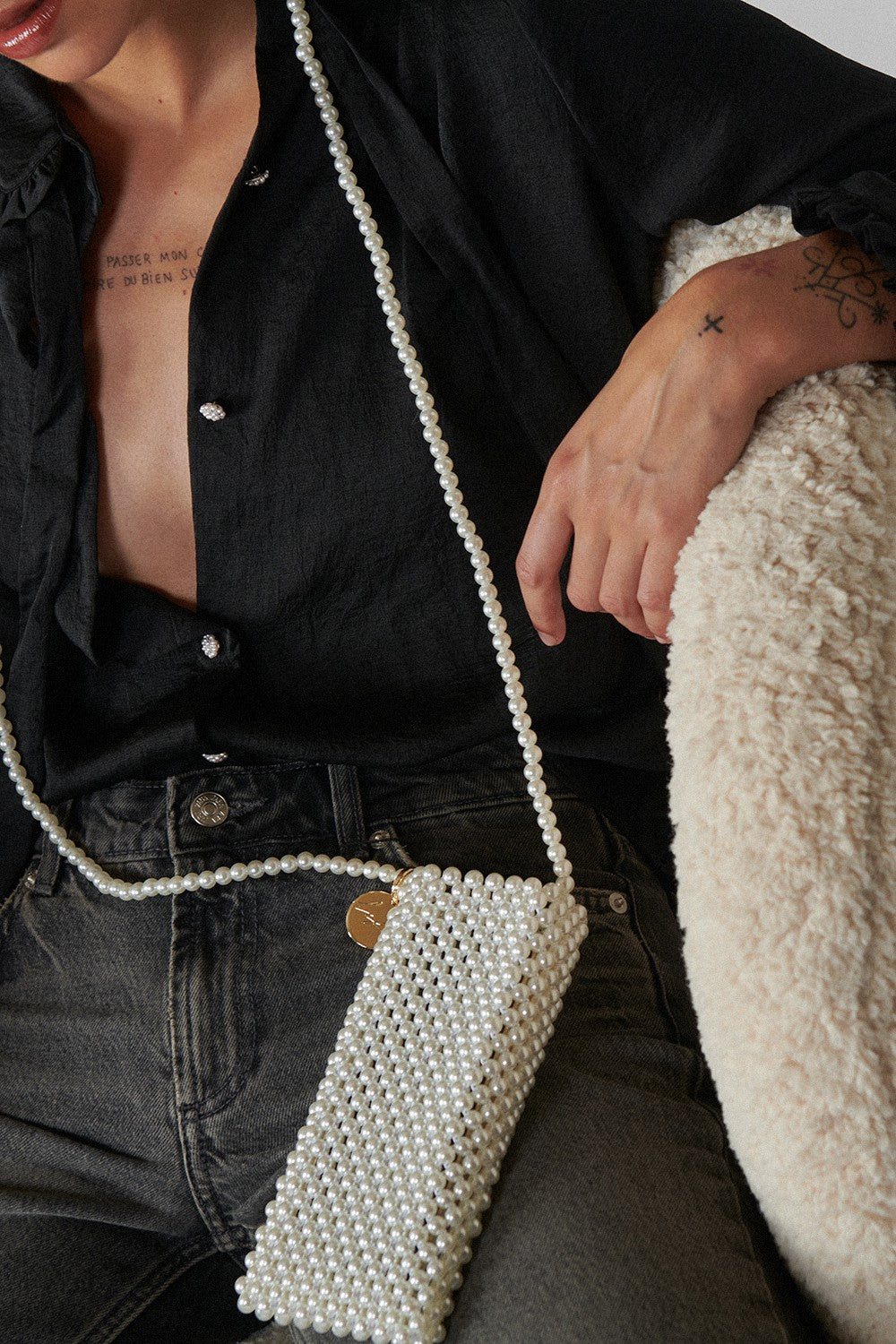 Sac Bandouliere Ella Blanc