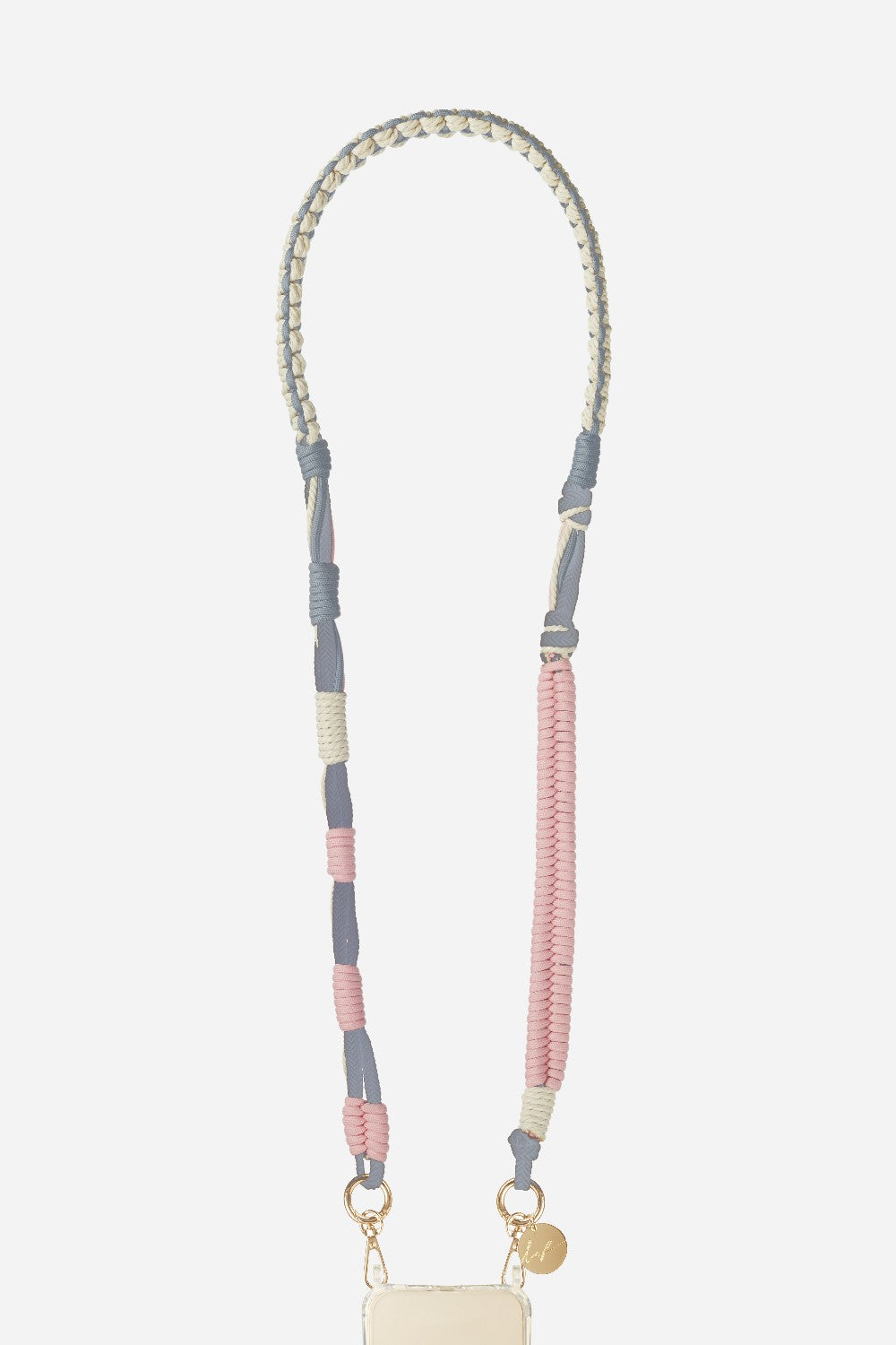 Chaine Longue Roxanne Rose 120 cm