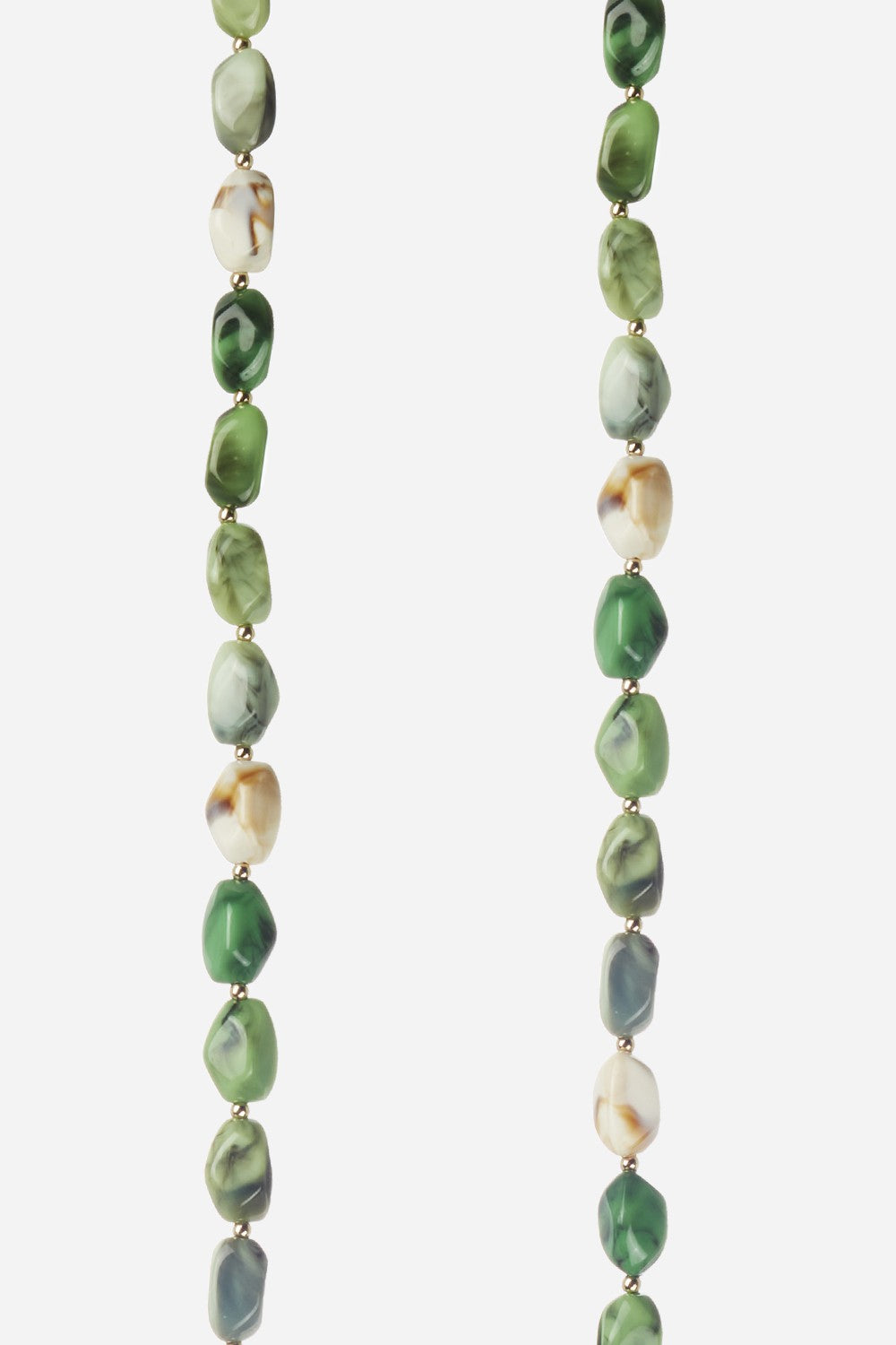 Chaine Longue Polly Vert 120 cm