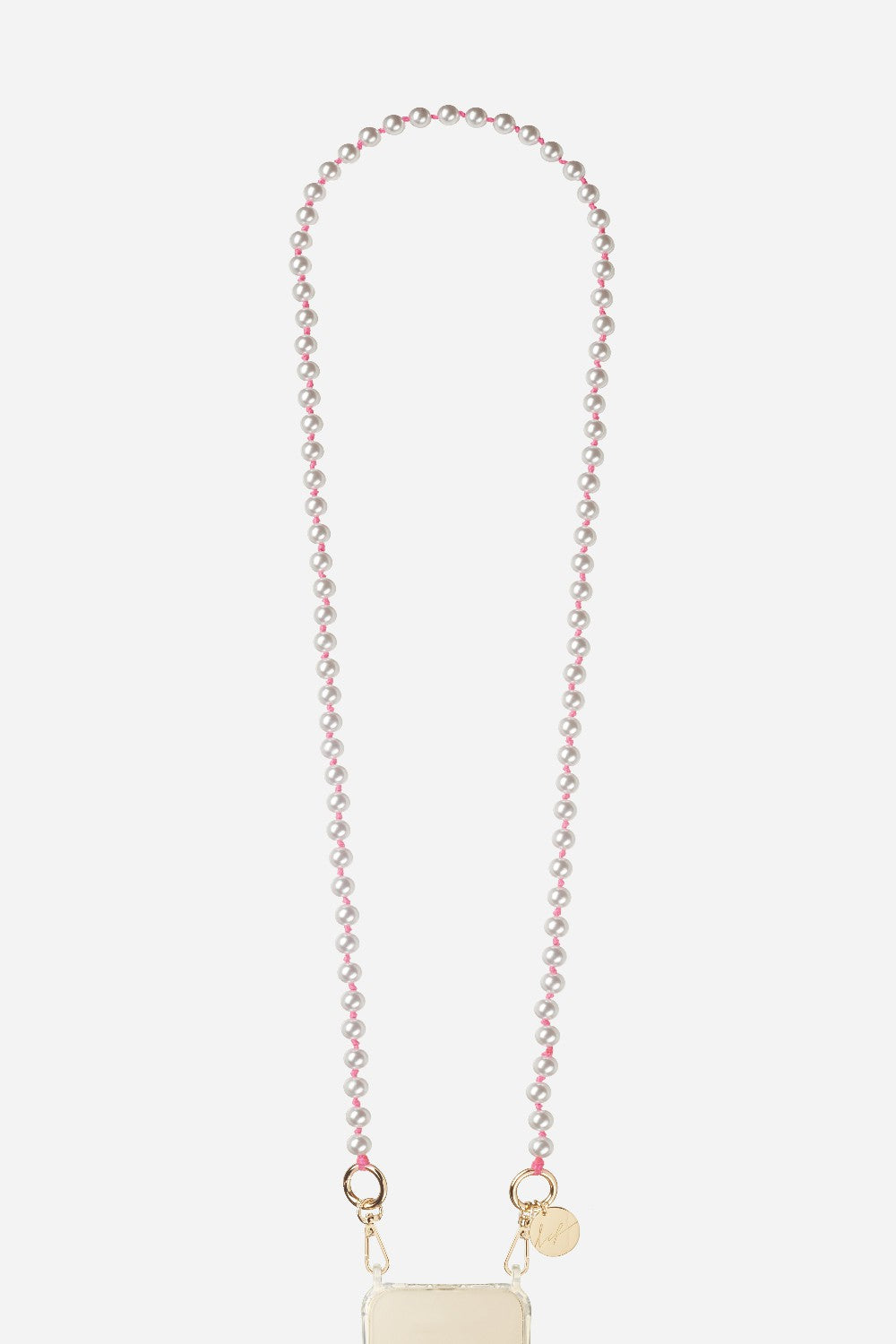 Chaine Longue Naomie Blanc 120 cm