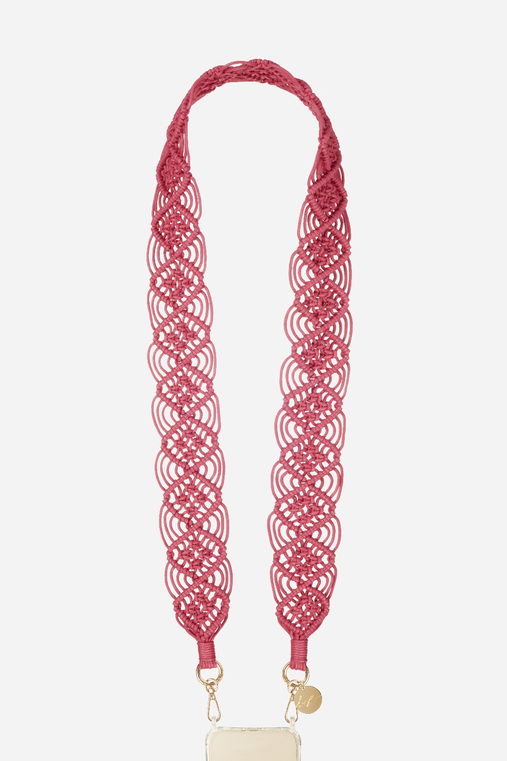 Chaine Longue Eve Fuchsia 120 cm
