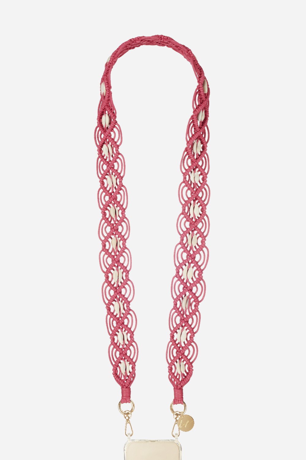 Chaine Longue Eve Fuchsia 120 cm