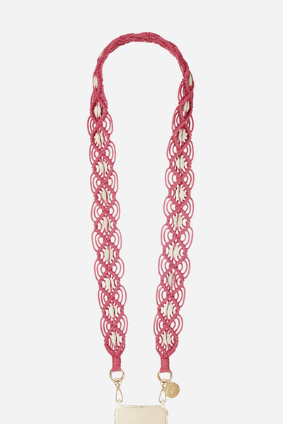 Chaine Longue Eve Fuchsia 120 cm