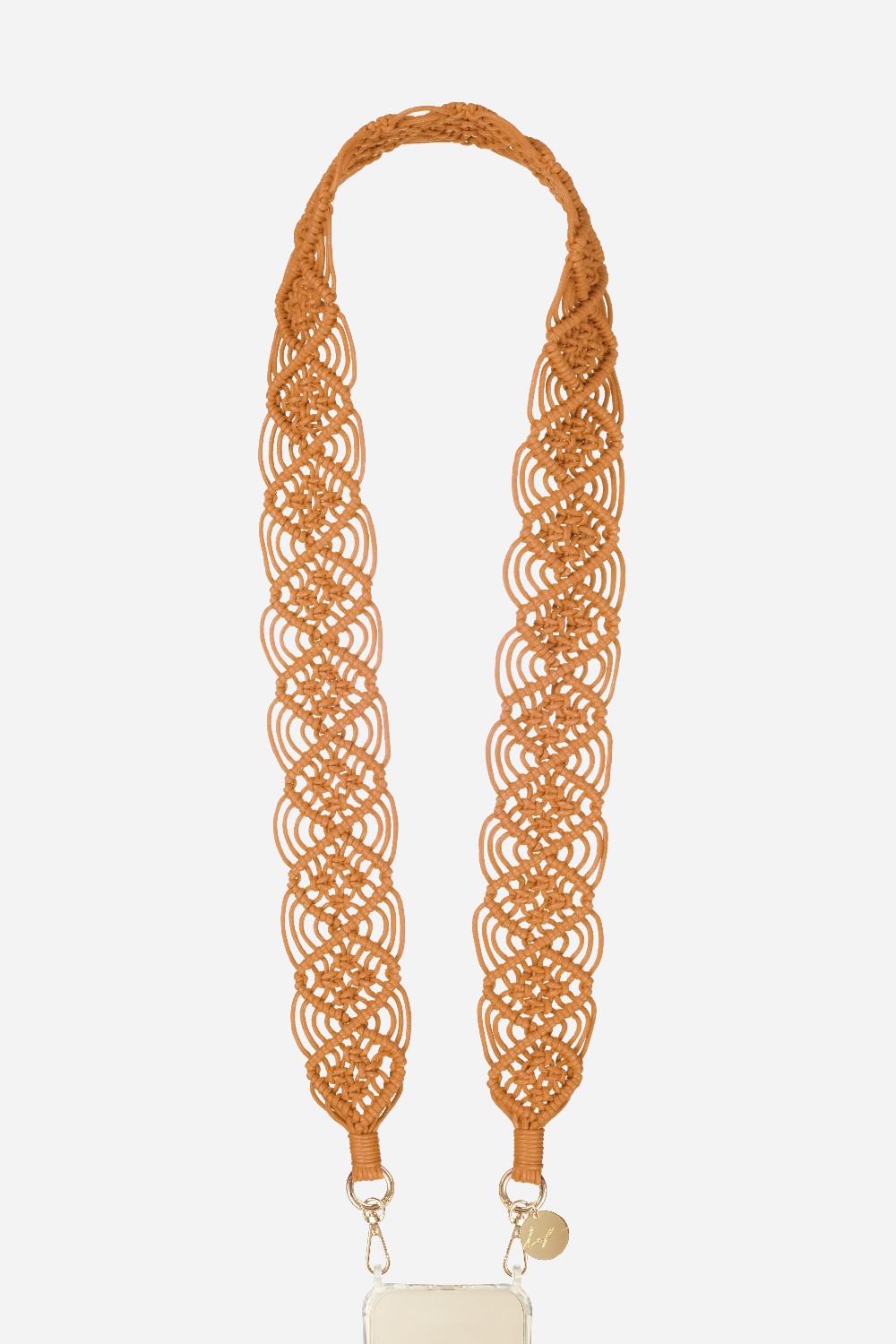 Chaine Longue Eve Camel 120 cm