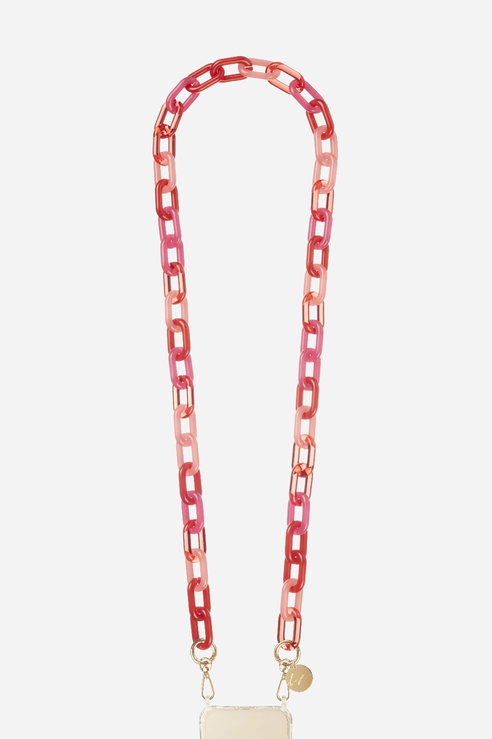Long Alba Chain Pink 120 cm