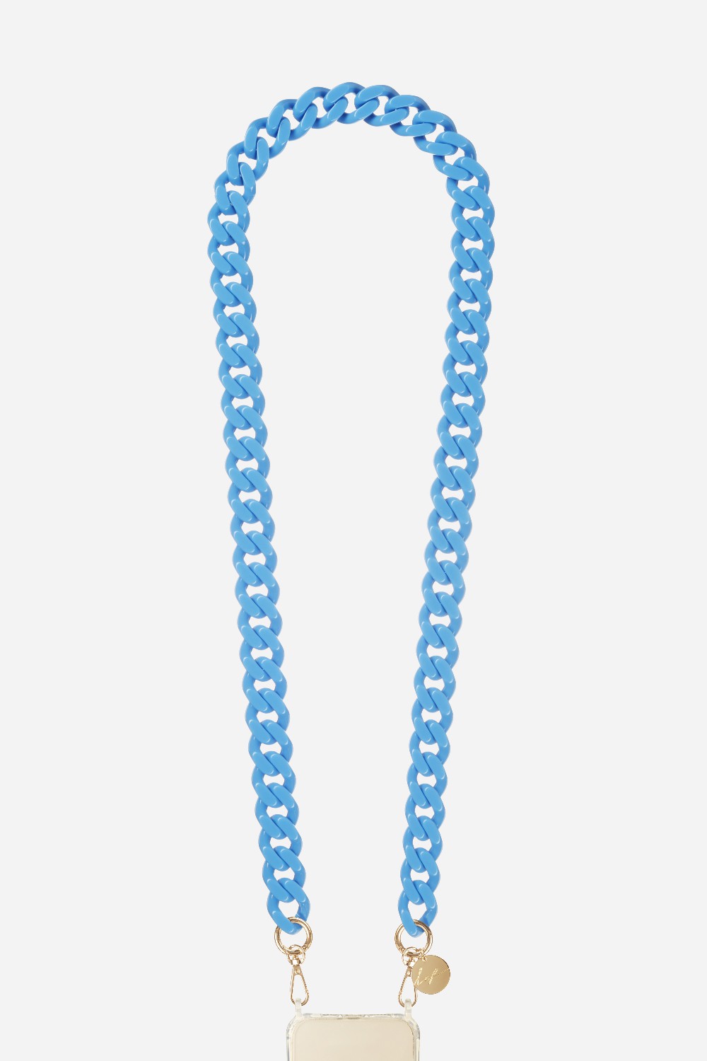 Chaine Longue Gia Bleu 120 cm