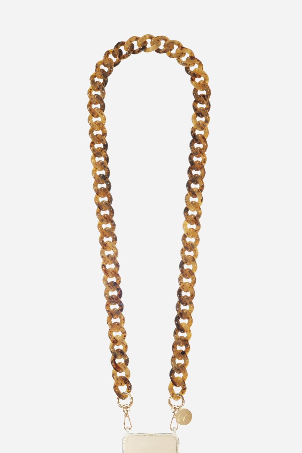 Chaine Longue Gia Ecaille 120 cm