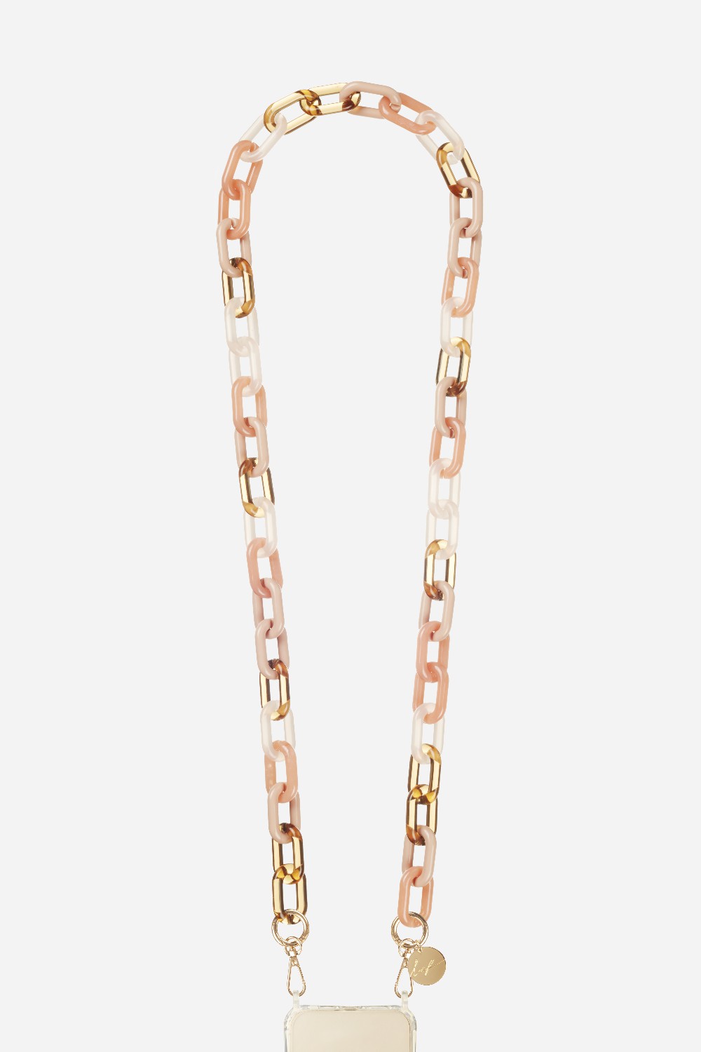 Chaine Longue Stella Rose 120 cm