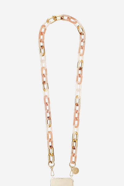 Chaine Longue Stella Rose 120 cm