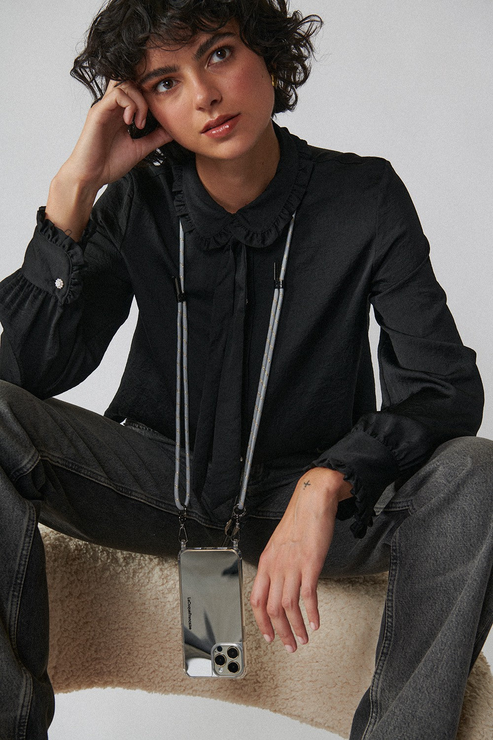 Cordon Multicolore Liam Gris