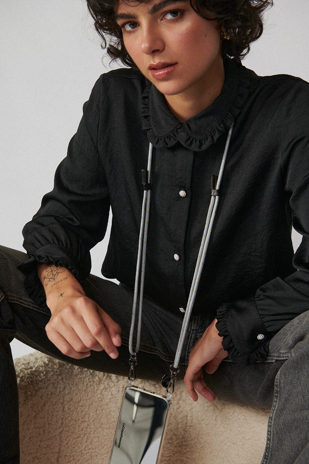 Cordon Multicolore Liam Gris