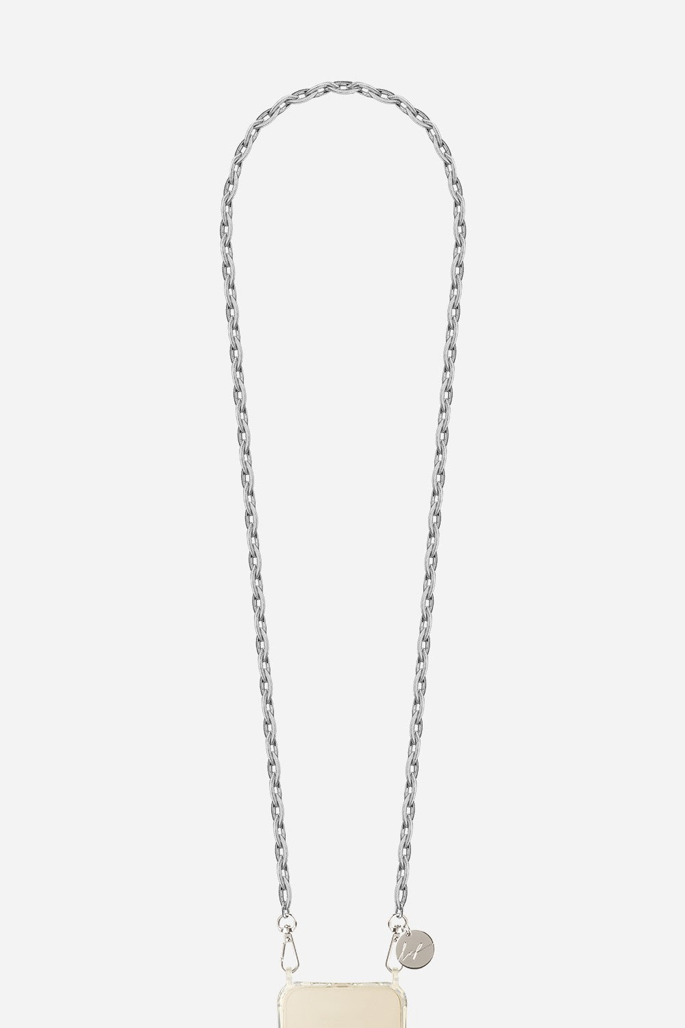 Chaine Longue Pia Argent 120 cm