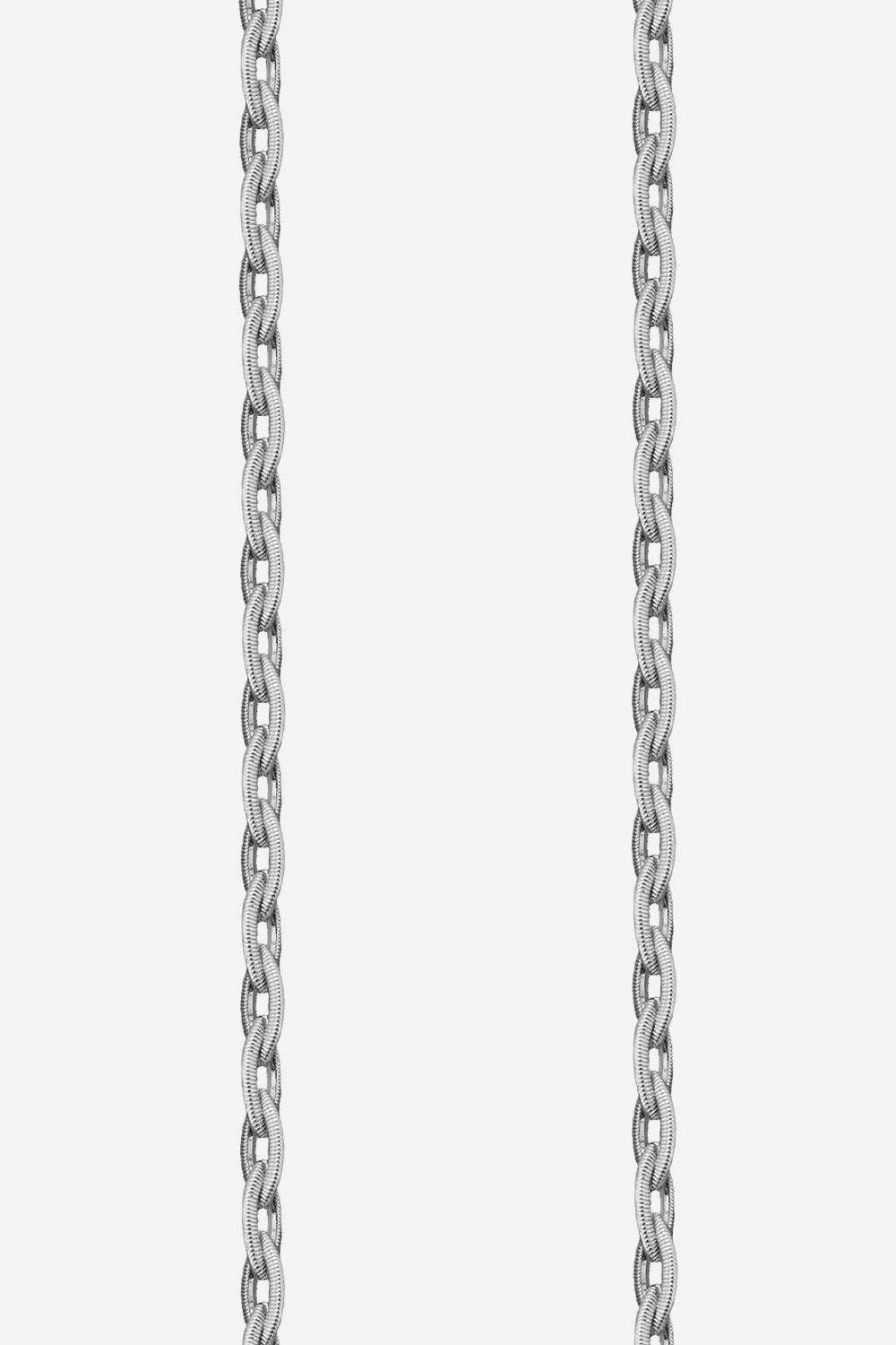 Chaine Longue Pia Argent 120 cm