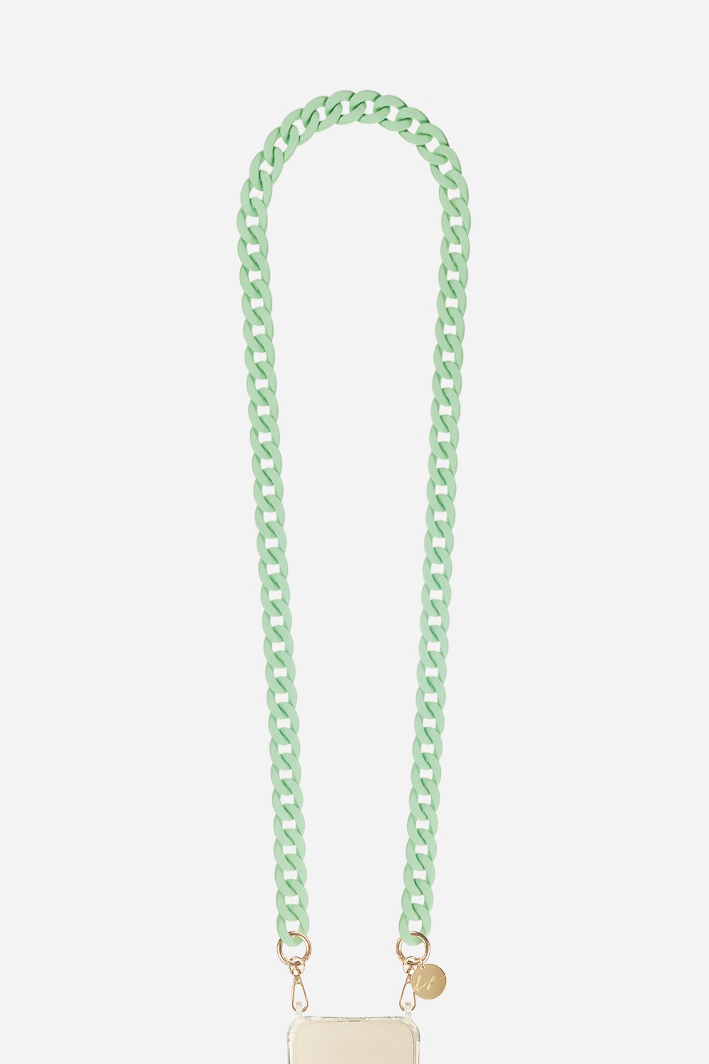 Chaine Longue Sarah Vert 120 cm