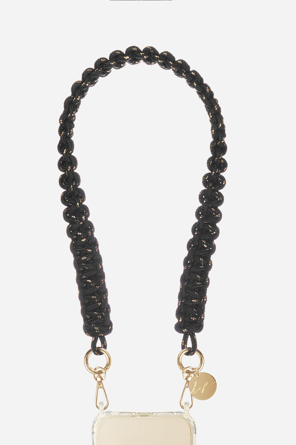 Chaine Courte Robby Noir 60 cm