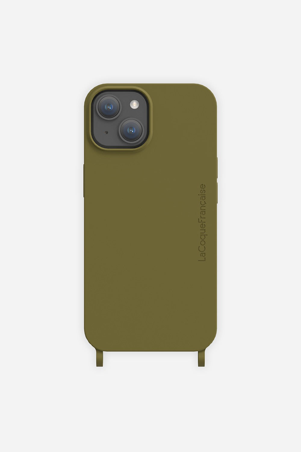 Coque Anneau Soft Touch Kaki