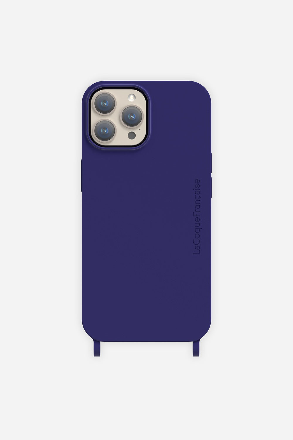 Coque Anneau Soft Touch Bleu