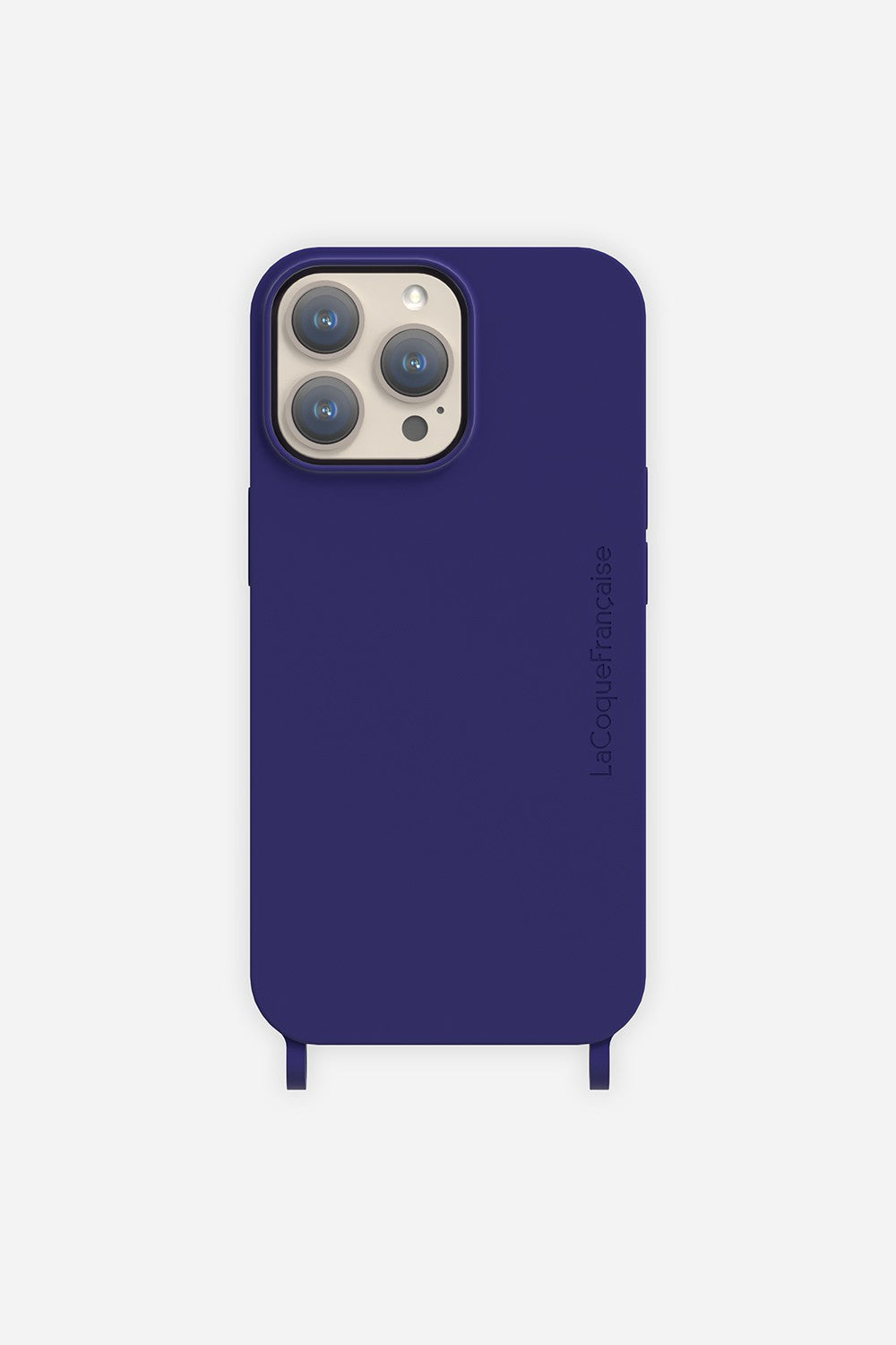 Coque Anneau Soft Touch Bleu