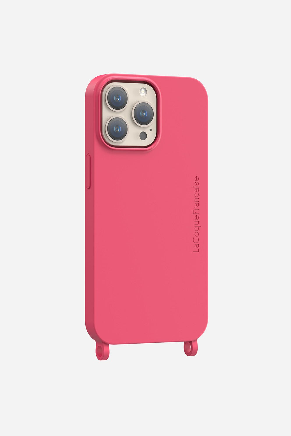Coque Anneau Soft Touch Framboise
