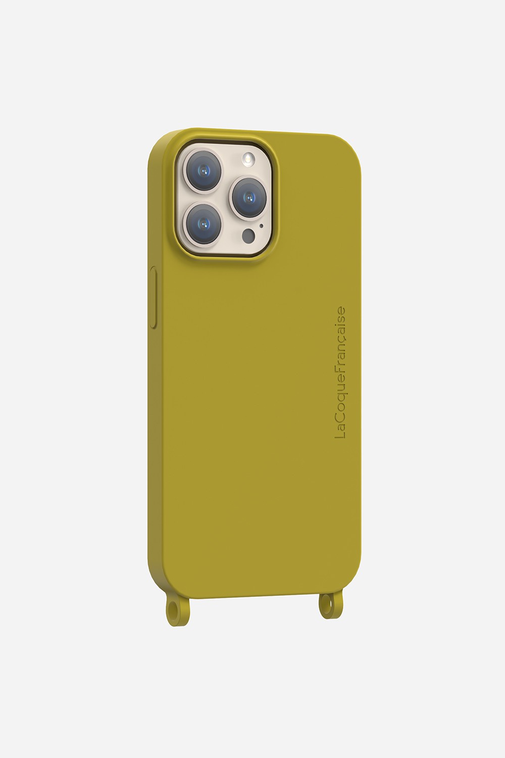 Coque Anneau Soft Touch Vert Olive