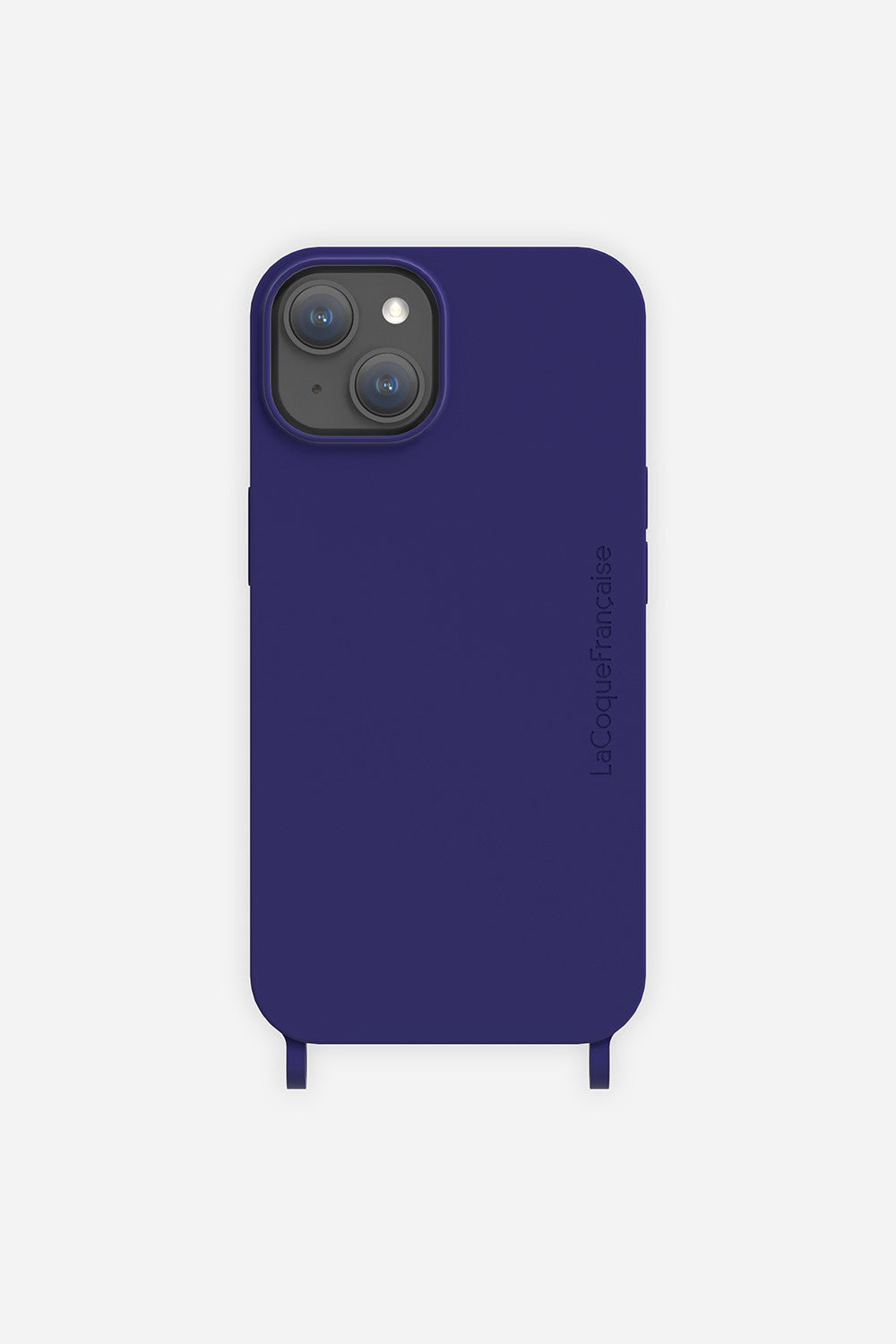 Coque Anneau Soft Touch Bleu