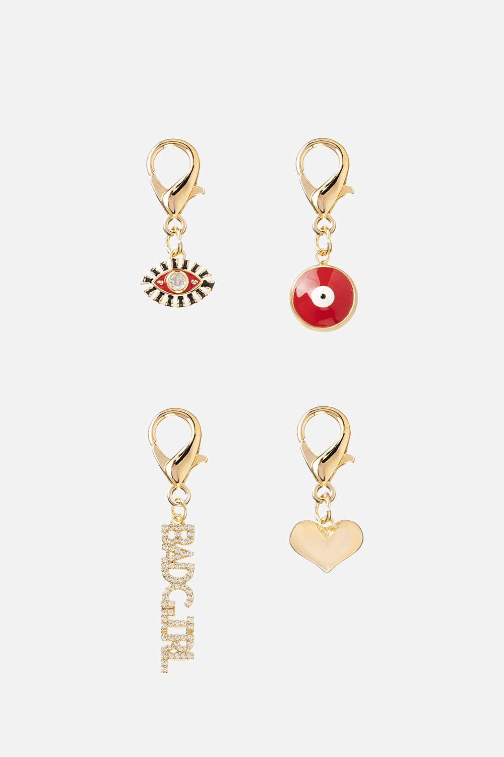 Charms Pack De 4 Charms Dore