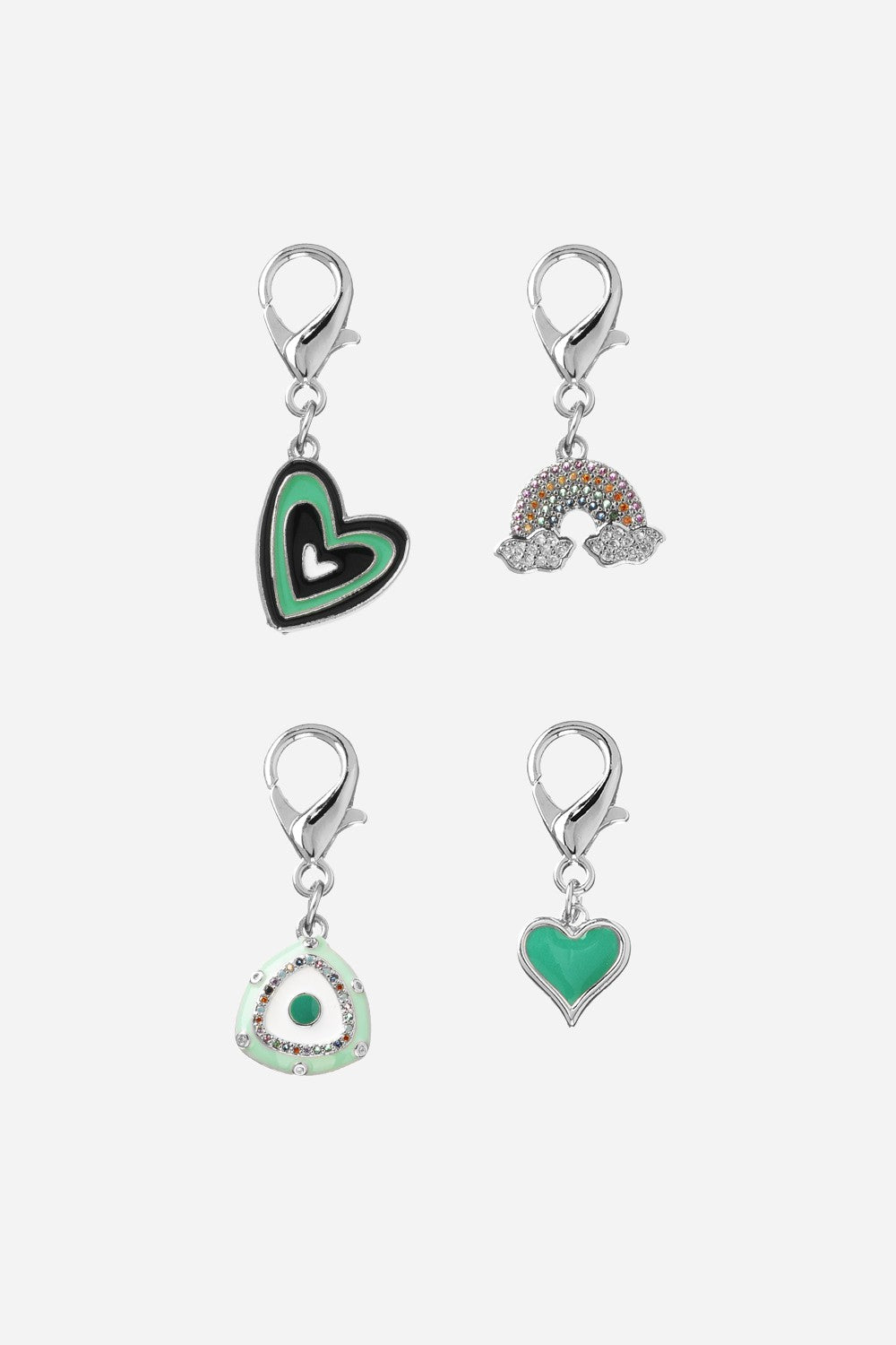 Charms Pack Of 4 Silver Charms