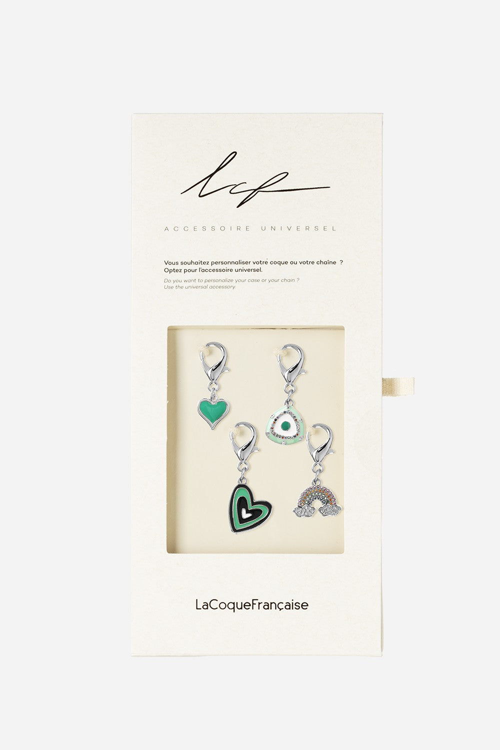 Charms Pack De 4 Charms Argent