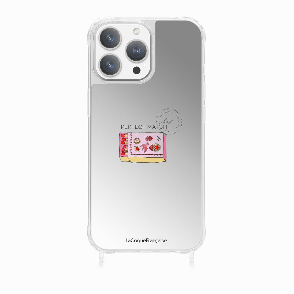 Coque Anneaux Miroir Imprimee Boite D'allumettes