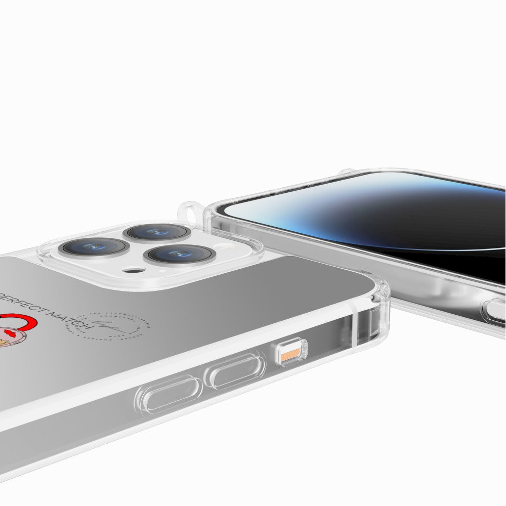 Printed Heart Padlock Rings Case