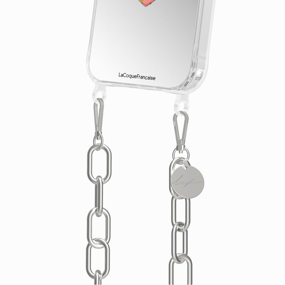 Printed Heart Padlock Rings Case