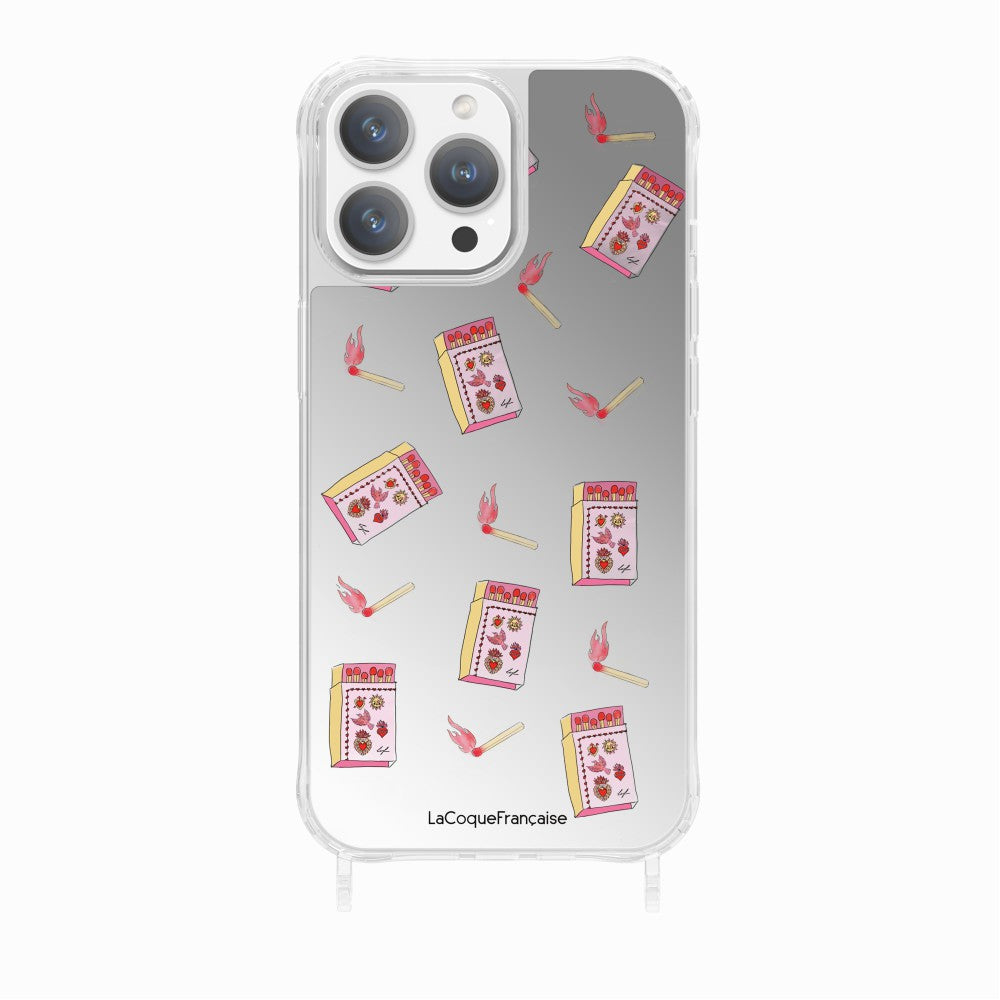 Coque Anneaux Miroir Imprimee Boite Allumette & Allumette