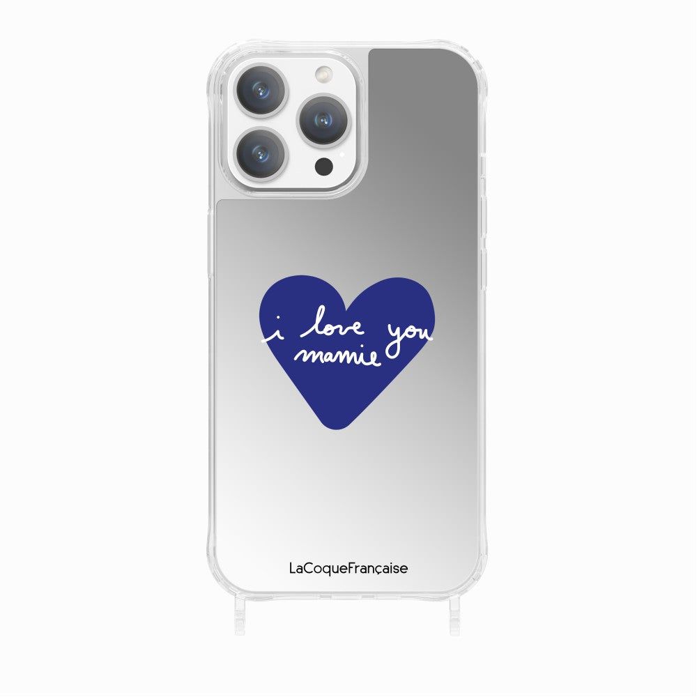 I Love You Grandma Printed Mirror Ring Case