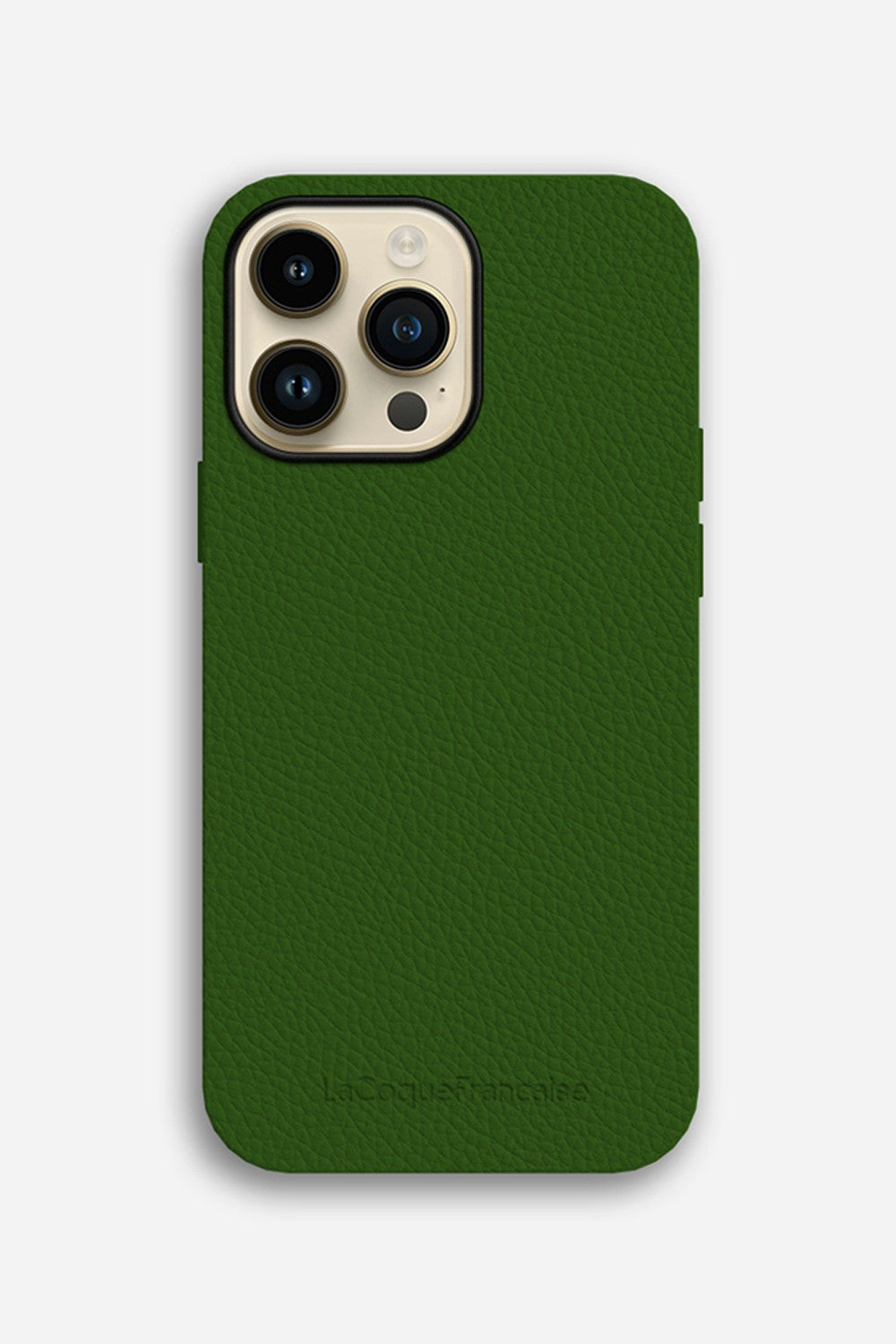 iPhone 15 Pro Green Leather Phone Case