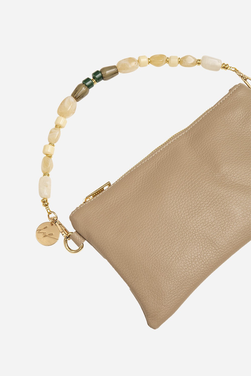 Gabrielle Beige Shoulder Bag