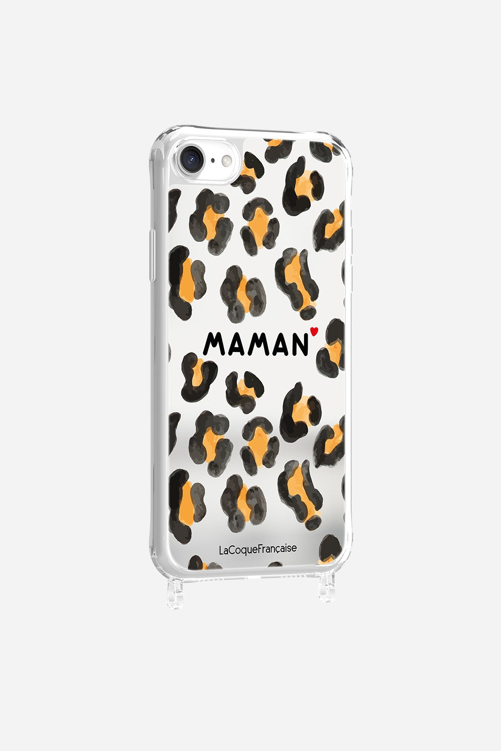 Coque Anneaux Miroir Imprimee Maman Leopard