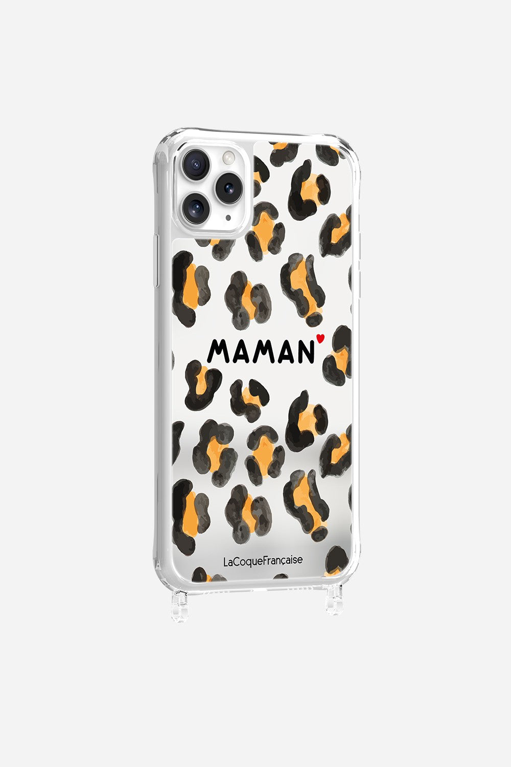 Coque Anneaux Miroir Imprimee Maman Leopard - 14