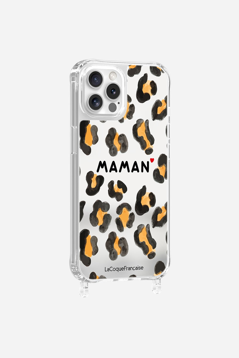 Coque Anneaux Miroir Imprimee Maman Leopard